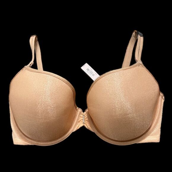 Victoria’s Secret Lined Demi underwire Shine underwire bra beige 32DDD - Picture 4 of 6